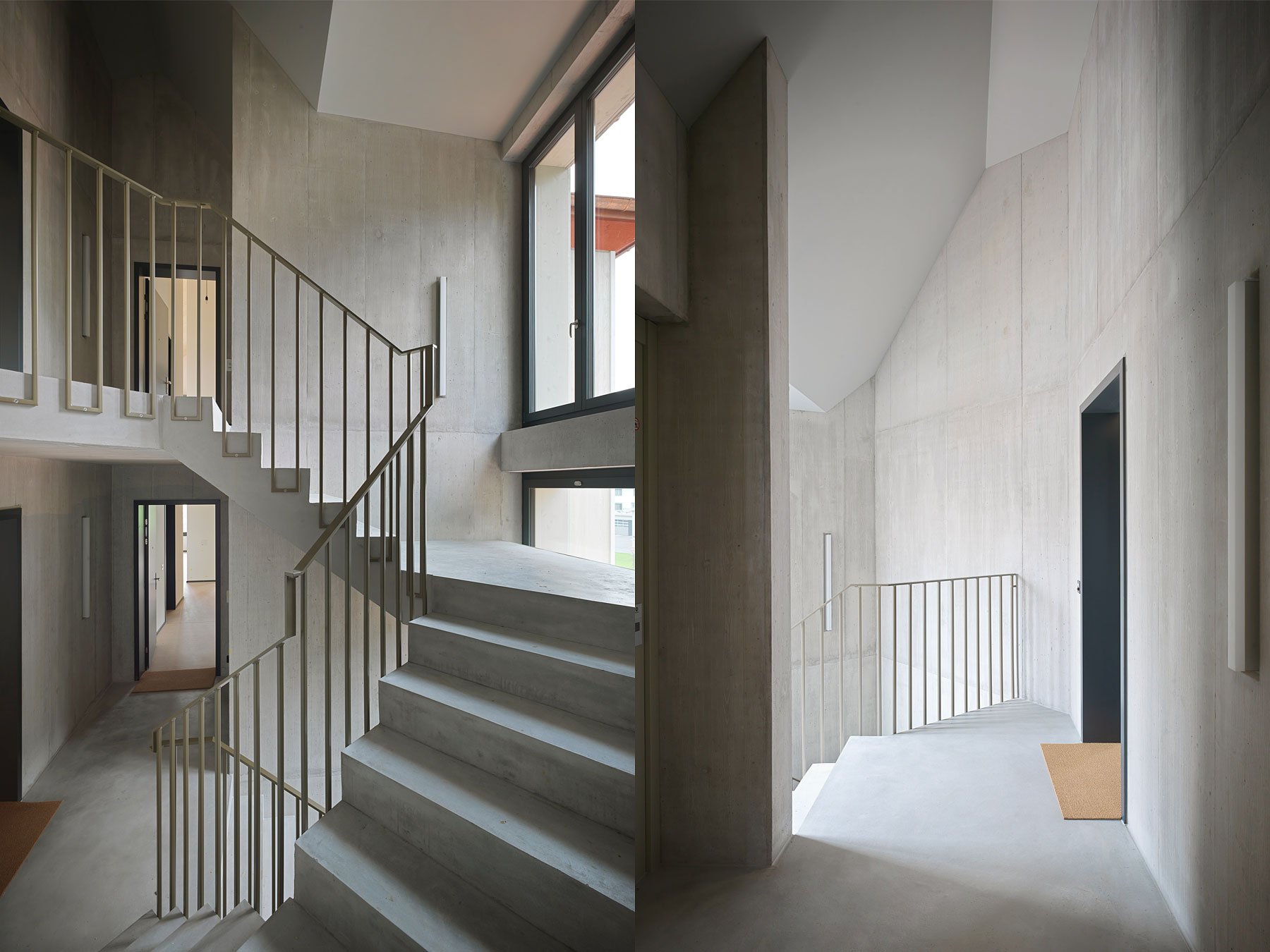 Neubau Mehrzweckgebäude Alosen - Treppenhaus